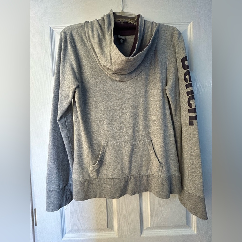 Bench Gray Hoodie with Black Logo